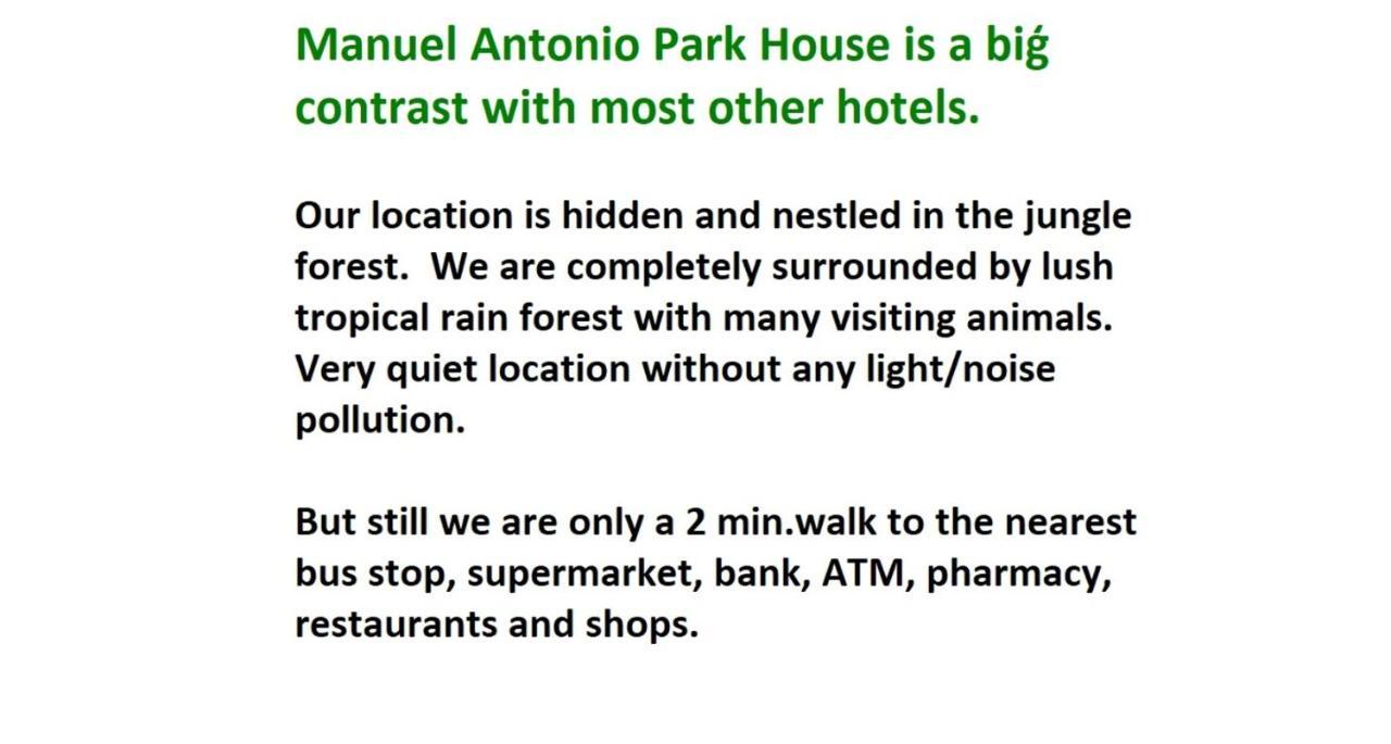 Отель Manuel Antonio Park House - Adults Only Экстерьер фото